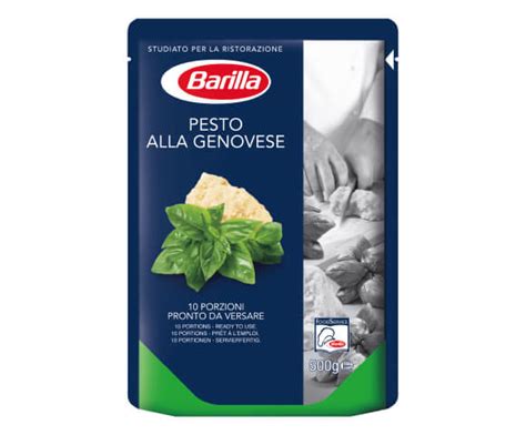 Barilla Pesto Genovese Pouch Foodservice Horeca Barilla For Professionals