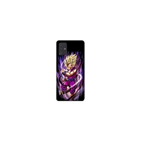 Coque Samsung Galaxy A51 4G Manga Dragon Ball Sangohan Violet