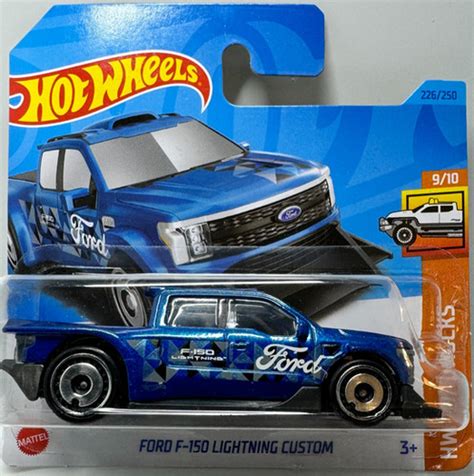 Hot Wheels HOT TRUCKS Ford F Lightning Custom BLUE Th Scale Model MattsBrickMocs