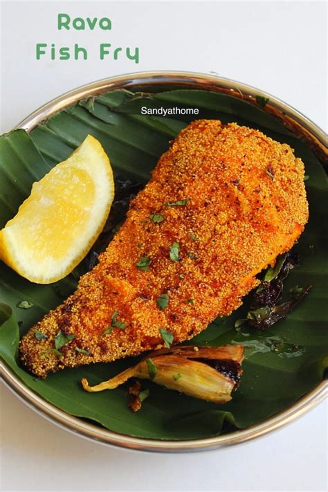 Rava Fish Fry Recipe Fish Rava Fry Recipe Sandhyas Recipes