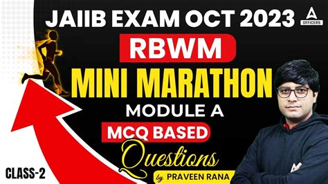 JAIIB October 2023 RBWM Module A Mini Marathon JAIIB RBWM Important