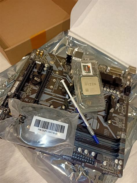 AMD Ryzen 5 3600 R5 3600 ЦП + GIGABYTE B450M DS3H V2 Micro-ATX ...