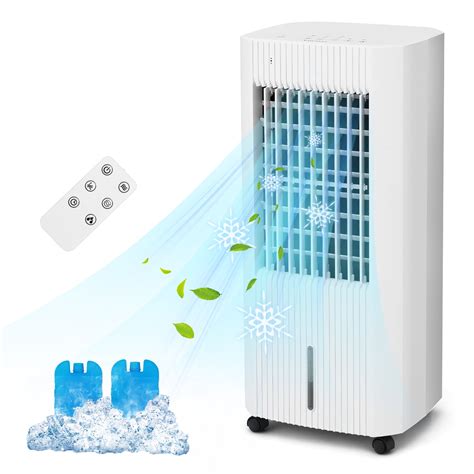 Costway 3-In-1 Evaporative Air Cooler w/ Humidifier & Fan Portable ...