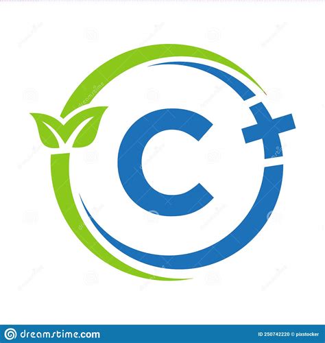 Letter C Healthcare Logo. Doctor Logo on Alphabet C Sign Stock Vector ...