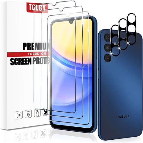 Tqlgy 3 Pack Screen Protector For Samsung Galaxy A15 5g