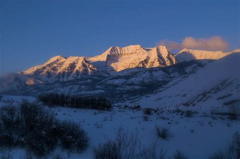 Timpanogos Mountain Winter Sunrise - Michael Bradshaw