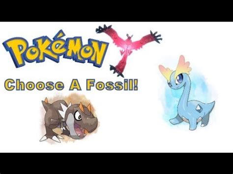 Pokemon X And Y - 3DS XL - Jaw Fossil And Sail Fossil! - YouTube