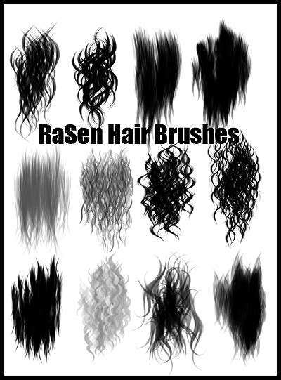 Bộ Sưu Tập Brush Photoshop Chủ đề Tóc Hair Brushes Miễn Phí Obin S Blog