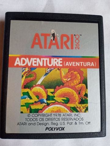 Cartucho original atari aventure em São Paulo Clasf jogos