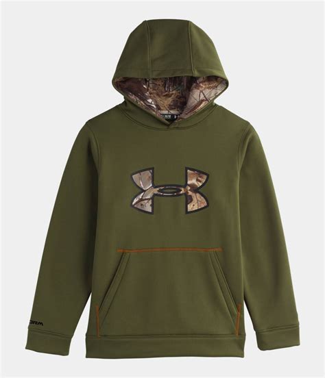 Boys Ua Storm Caliber Big Logo Hoodie Under Armour Us Hoodie Boys