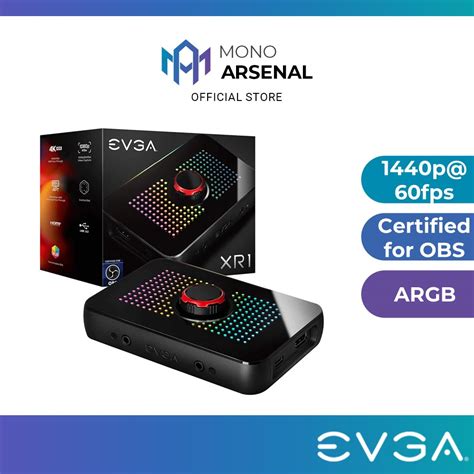 Evga Xr Capture Card P K Hdr Capture Pass Through Certified For