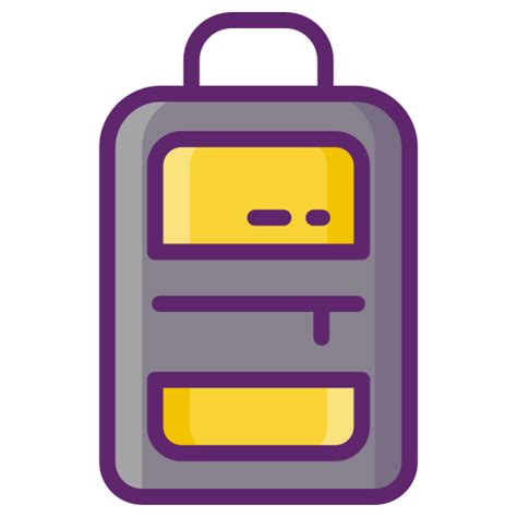 Backpack Flaticons Lineal Color Icon