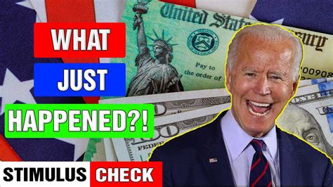 Stimulus Check Update WOW WHAT JUST HAPPENED Fourth Stimulus Check