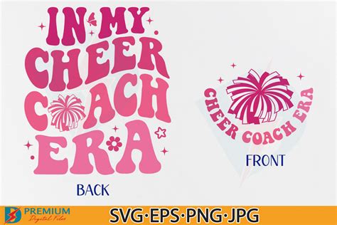 In My Cheer Coach Era PNG Trendy SVG Grafik Von Premium Digital Files