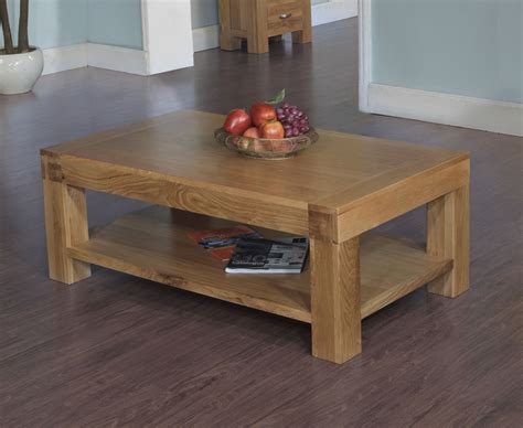 Rustic Oak Furniture Coffee Tables