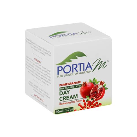 Pomegranate Day Cream Oily 50ml Portia M Skin Solutions