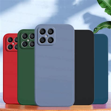 Funda Original Para Honor X Carcasa Protectora De Silicona L Quida A