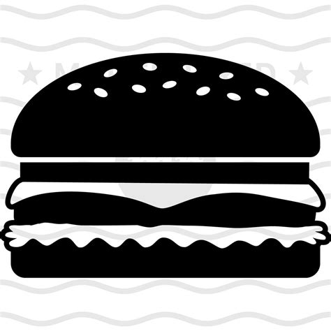 Cheeseburger Svg, Hamburger Svg, Burger Svg, Fast Food Svg, Fastfood ...