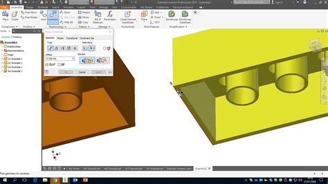 Autodesk Inventor Tutorial Lego Brick Assembly Youtube