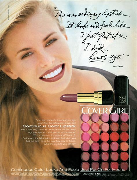 Vintage 1994 Covergirl Makeup Ad Vintage Makeup Ads Cover Girl