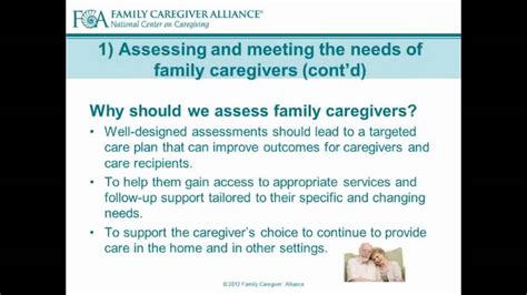 Caregiver Assessment I Why And What Should We Assess Youtube