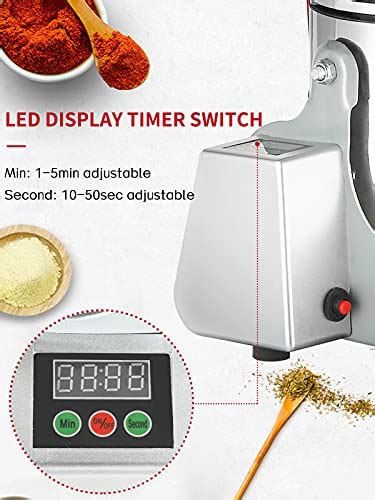 Moongiantgo LED Digital Grain Mill Spice Grinder Electric 800g