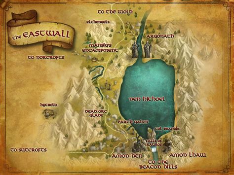 Fileeast Wall Map Lotro