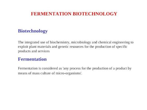 Ppt Fermentation Presentation Dokumentips