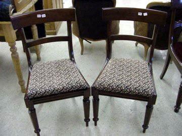 Pair Of Walnut Dining Chairs