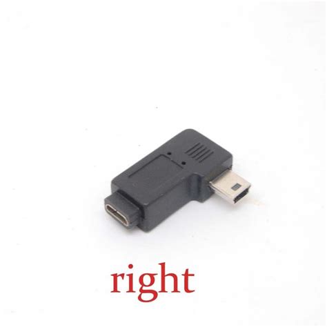 Mini Usb Type A Male To Micro Usb B Female Degree Right Left Angle