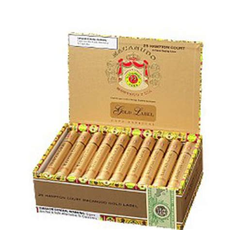 Macanudo Gold Label Hampton Court Cigars – Planet Cigars