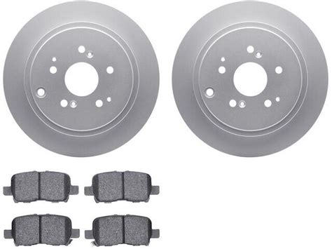 For 2003 2008 Honda Pilot Brake Pad And Rotor Kit Rear Dynamic Friction