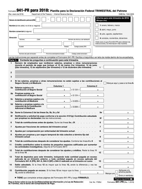 2018 Form 941 Fill Out And Sign Online Dochub