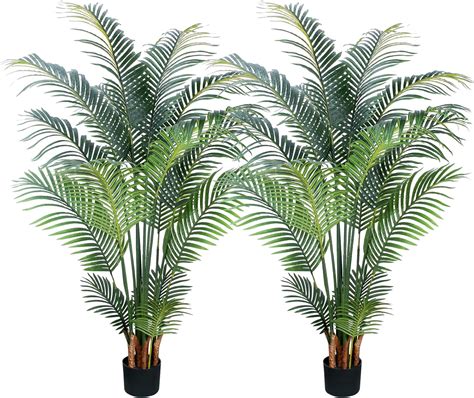 Amazon Yepdin Artificial Tropical Palm Plant 5 Ft Artificial Tree