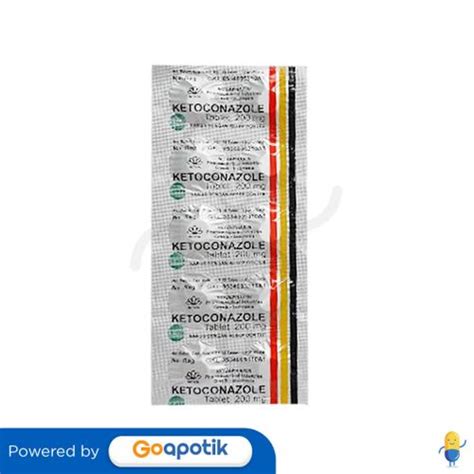 Ketoconazole Novapharin Mg Strip Tablet Kegunaan Efek Samping