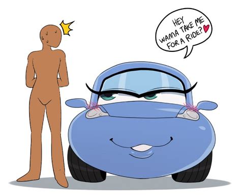 Rule 34 1boy 1girls Animate Inanimate Anon Anthro Automobile Blush Car Cars Film Disney