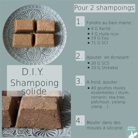 A Blue Bunny Recette Shampoing Solide Simplissime