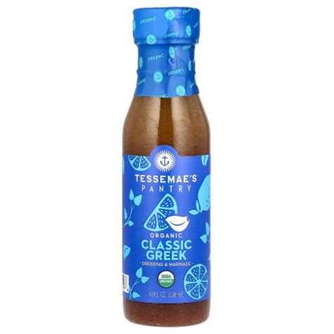 Tessemaes Pantry Organic Dressing And Marinade Classic Greek 10 Fl Oz 296 Ml 10 Fl Oz Pick