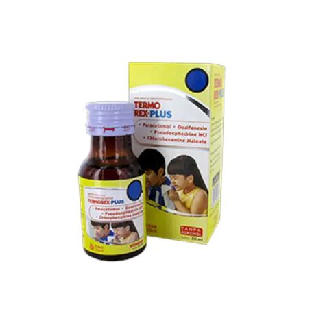 Termorex Plus Sirup Ml Kegunaan Efek Samping Dosis Dan Aturan