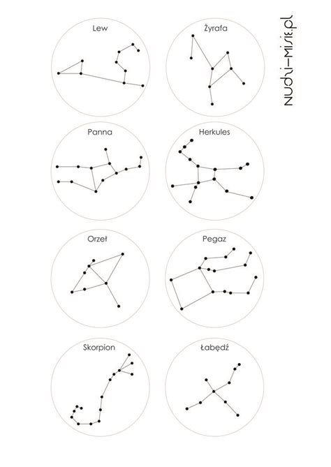 Printable Constellation Templates