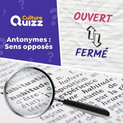 Quiz Mots Masculins ou Féminins 1 Langue Française Niveau