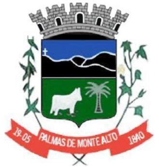 Bras O Do Palmas De Monte Alto Coat Of Arms Crest Of Palmas De Monte Alto