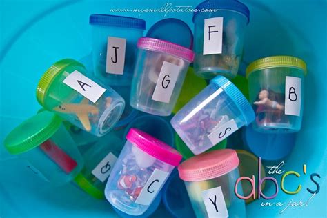 Weekly Kids Co Op Abcs In A Jar Alphabet Activities Alphabet