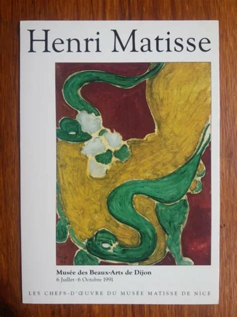 HENRI MATISSE MUSÉE des BEaux Arts Dijon carte art no postcard EUR 5 00