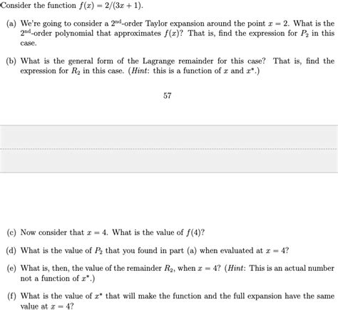 Solved Consider The Function F X 2 3x 1 A Were