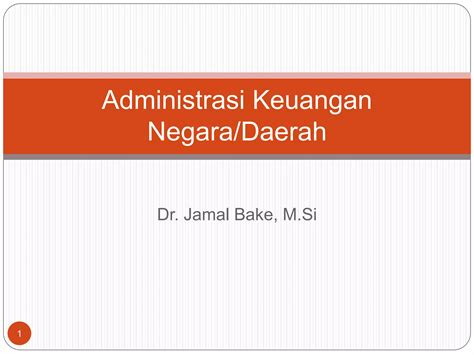 Administrasi Keuangan Negarappt