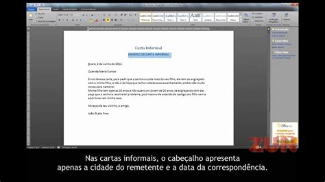 Escrever Uma Carta Formal Em Portugues Design Talk