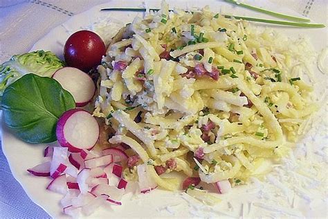 Fried Spaetzle With Ham