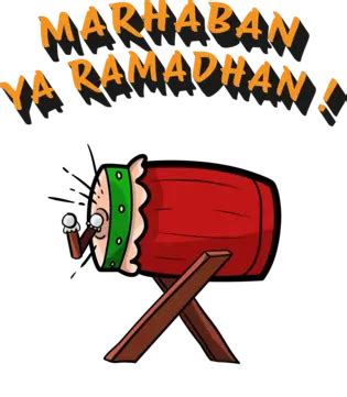 Sauda Es Escritas Para Marhaban Ya Ramadan Vetor Png Tambor Ramad