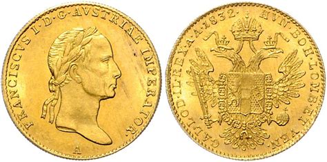 Franz I Gold M Nzen Medaillen Und Papiergeld Erzielter